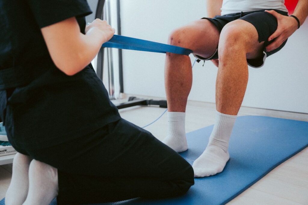 Corpo Helix Fascia Elastica Per Ginocchio - Riduce Il Dolore Rotuleo E La Tendinite - Per Sportivi E Runner - Lavabile