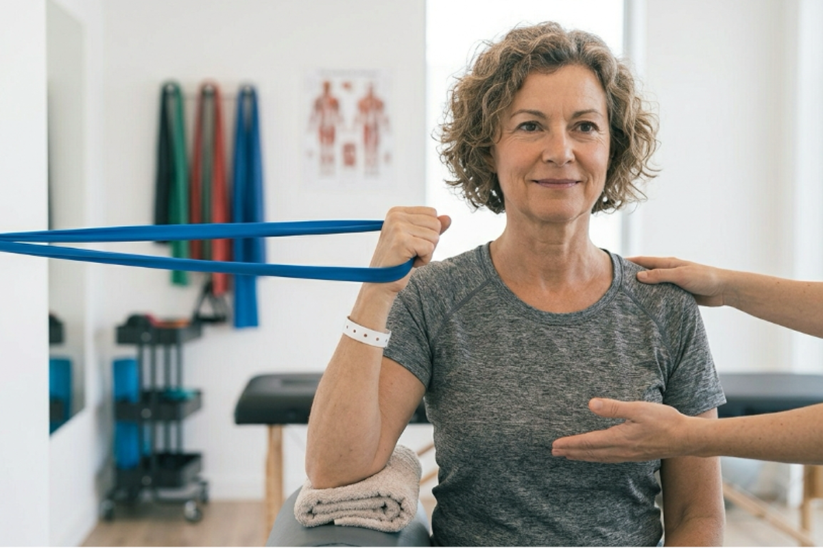 Esercizi e tecniche utilizzate nella riabilitazione protesi spalla - sanamedical centro ortopedico e fisioterapico.